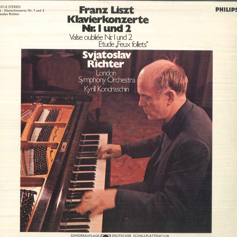 

LP Record SVIATOSLAV RICHTER LONDON SYMPHONY Liszt Klavierkonzerte Nr 1 Und 2 V 298570 Philips Germany Classical Used