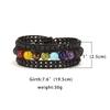Adjustable Knot Handmade Beaded Bracelet Women Men Alloy Geometric Ethnic Style Stackable Jewelry