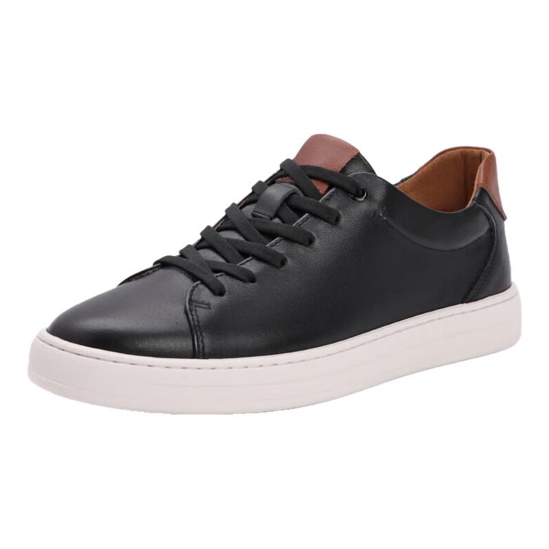 Belle Men s Low-Top Leather Casual Sneakers A0548 41 черный/абрикосовый