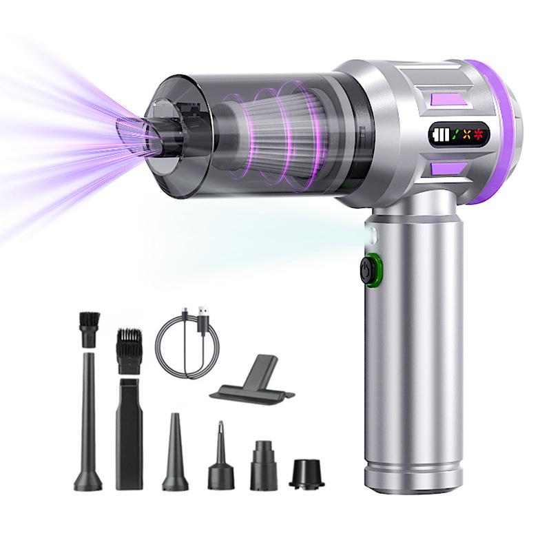 Cross-border Car Vacuum Cleaner, Brushless Motor, High-power Electric Dust Blower, Vacuum Inflator, Four-in-one Handheld
