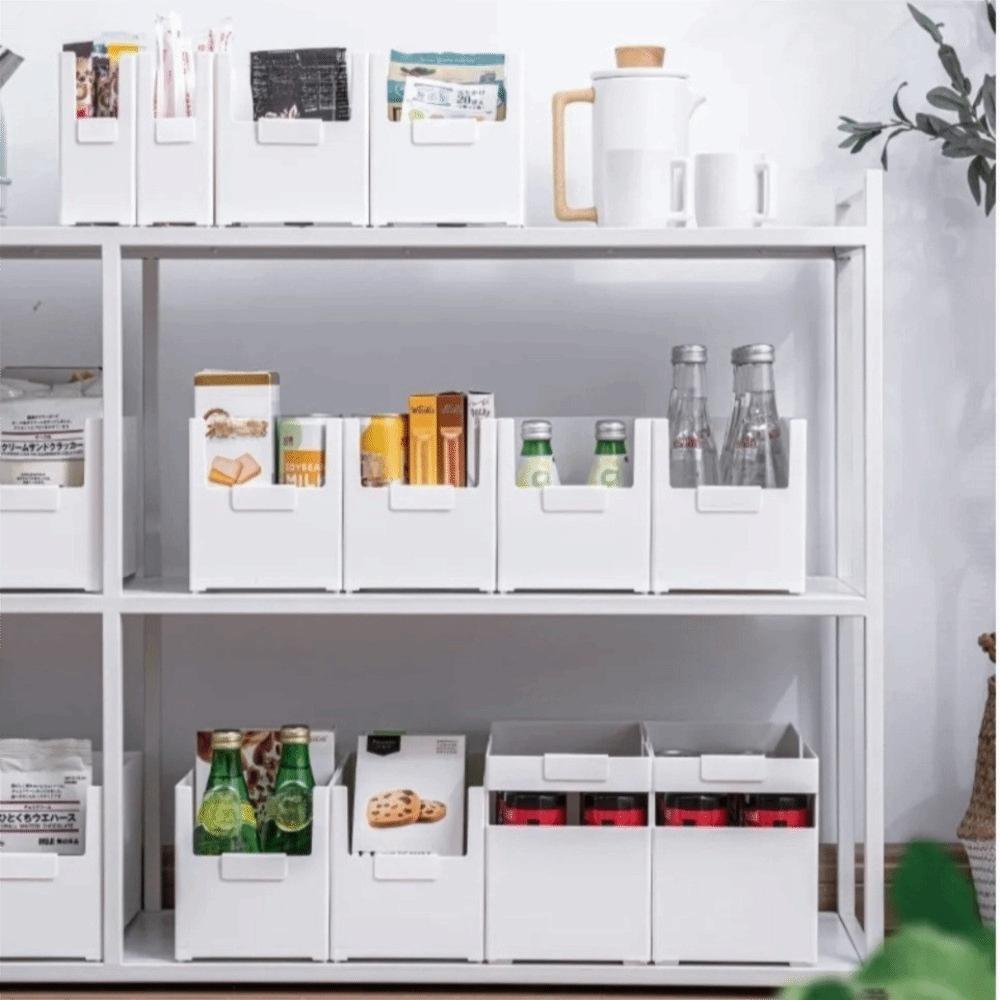 Plastic Organizer Box Cooking Tool Storage Scalable Sundries Organizer  Kitchen