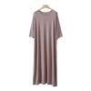It Can Be Worn As A Loose, Large-sized Dress, A Round-neck Nightgown, A Loose Summer Dress for Women, and A Home Dress
