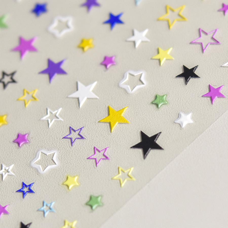 3D Jelly Nail Stickers Popular Japanese Cute Heart Fruit Design Self-Adhesive Waterproof Paper Accessories for DIY