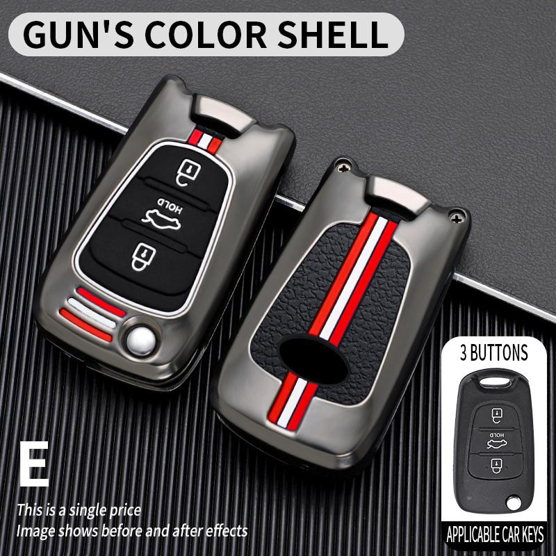 Car Key Case Cover Shell FobFor Kia Sportage Rio 3 Soul Optima Ceed Pro K5 K2 Pride For Hyundai Ix35 I20 I30 Ix20 Elantra Accent