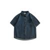 Summer New Chinese Style Vintage Denim Jacket For Men And Women, Loose Retro Button Washed Denim Top