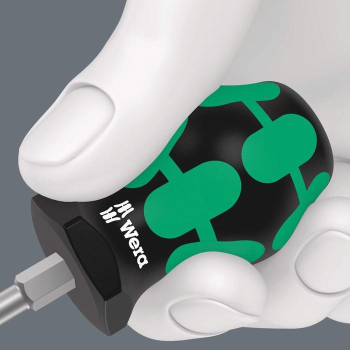WERA Minus Stabilized Screwdriver Blade Size 8.0mm Shaft Length 24.5mm 008844 Green