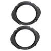 2Pcs Black  Speaker Installation Spacers Brackets Converter Adapter Fit For Mazda 3 5 6 8