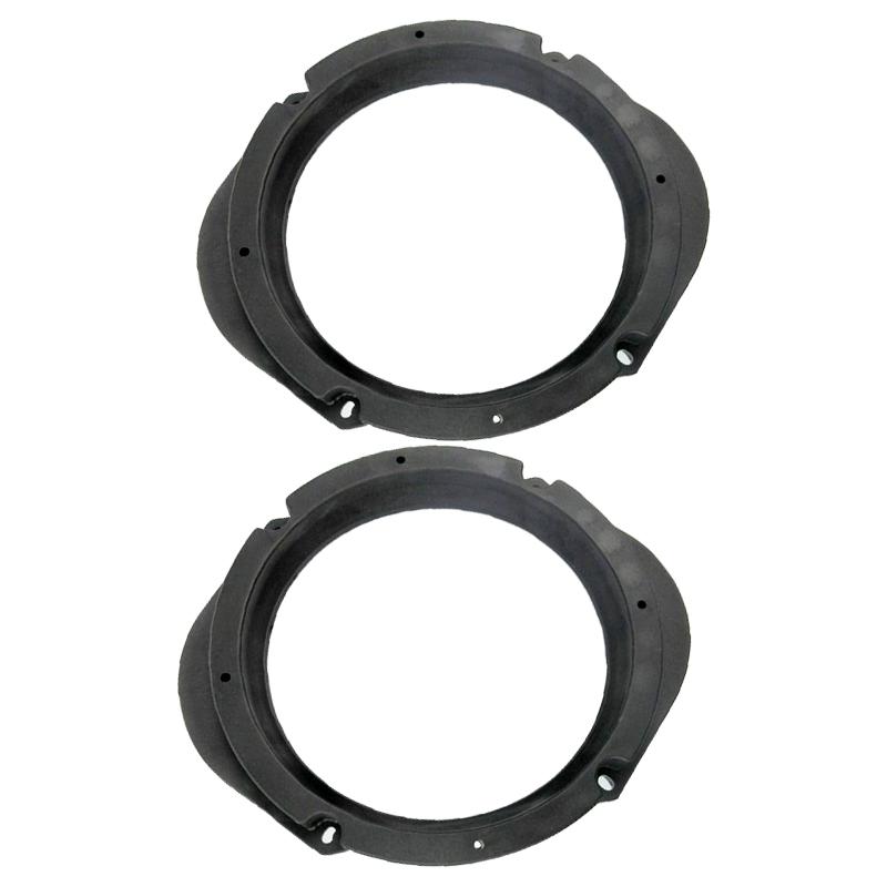 2Pcs Black  Speaker Installation Spacers Brackets Converter Adapter Fit For Mazda 3 5 6 8