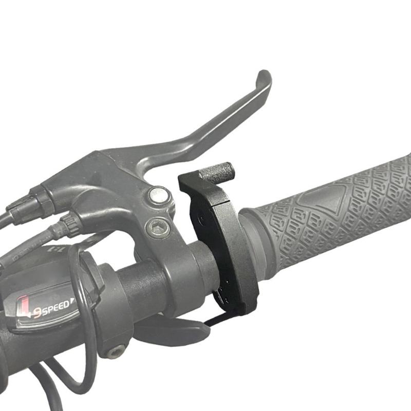 Front Push Electric Bike Thumb Input Piece with Cable and ABS Bar Mount for Spare Needs, Stock Care and Service