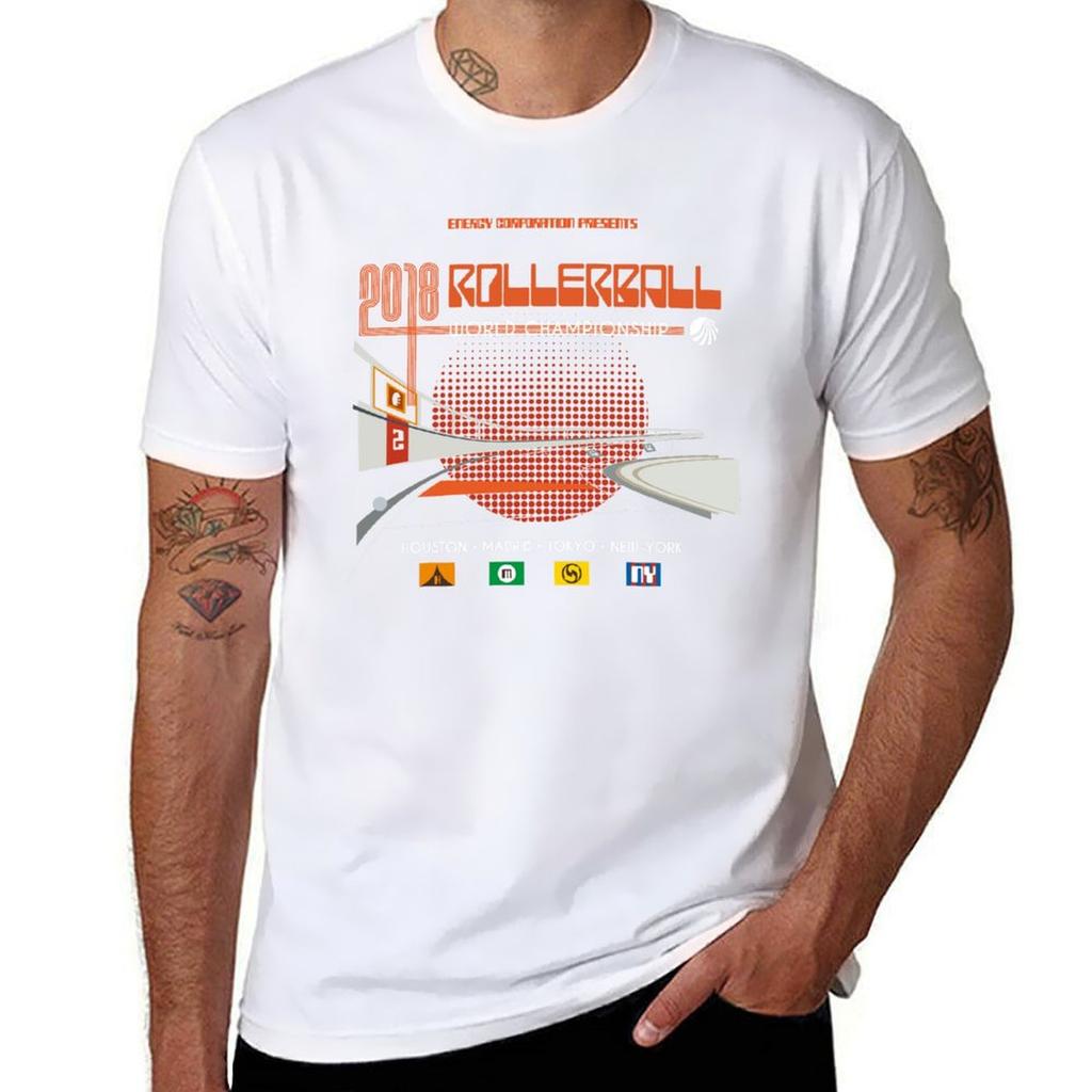 2018 Rollerball Wolrd Championship Tshirt Big And Tall Solid Color Tshirt