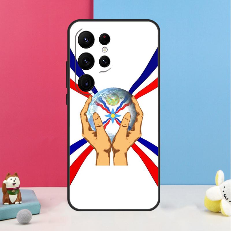 

Assyria Flag Assyrian Case For Samsung Galaxy S25 S26 Ultra S20 S21 S22 S23 S24 S10 Plus S25 FE Back Cover Shell Galaxy S26