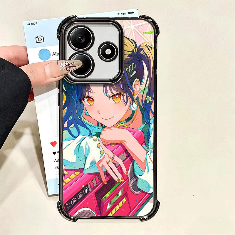 Shiraishi An Music Game Soft Phone Case For Xiaomi Poco X7 X8 Pro Max X6 X5 X3 F8 Ultra F7 M8 M7 M5S Redmi 15C 15A 15 14C 13C 12
