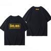 Ohlins Motorcycle Shock Absorber Modified Car Tshirt Summer Mens Casual Fashion Brand Racing Around Short Sleeved Clothes