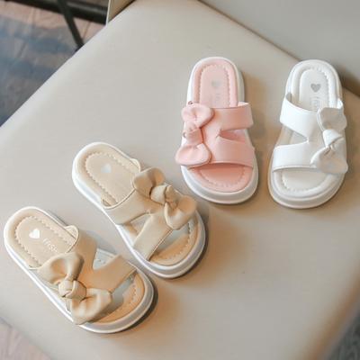 Sommersandalen Mode Neu Vielseitig Mädchenschuhe Komfort Weich Süße Kinderslipper Strandurlaub Strand Kinderschuhe Pantuflas