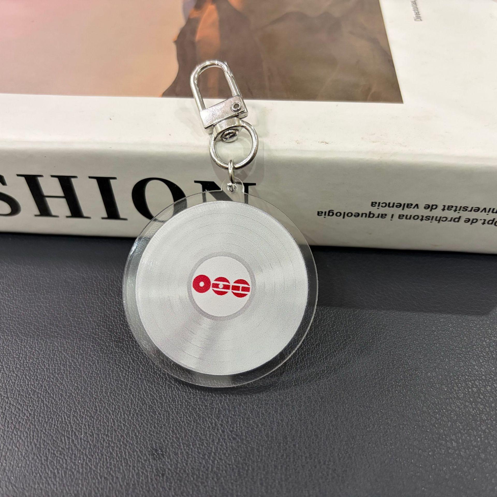 BTS Welttournee Runde Schallplatte Schlüsselanhänger, Taschenanhänger, Bekleidungszubehör, Promi-Merchandise Unterstützungsgeschenke SUGA