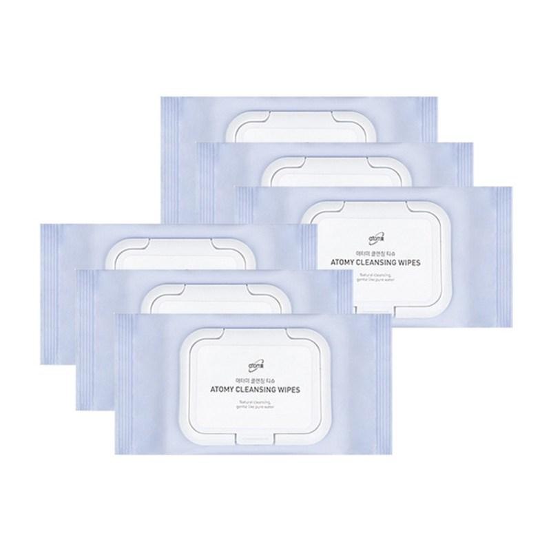 Atomy Cleansing Tissues 20 Sheets, 6 pcs, 20 Sheets Pack, 20 wipes, 1 pcs