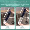 Telescopic Over Sink Organizer Rack Adjustable Kitchen Storage Tray for Soap Sponge Towel with Ventilated Design Drain Rack