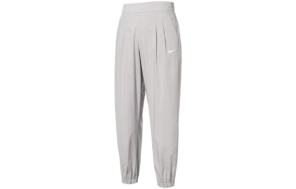 Nike Women'ss Logo Print Mid-Rise Jogger Pants Gray DR6001-033