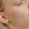 Leeenoir Line Cubic Earring (Only Cubic) (2Color)