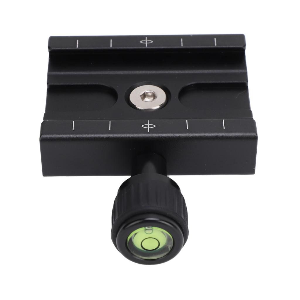 Quick Release Clamp for Arca Style Plate Aluminum Alloy 60mm Camera Tripod Quick Release Plate Clamp with 3 Bubble