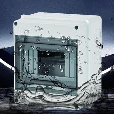 Power Distribution Box White Versatile IP65 Waterproof Electrical for Miniature Circuit Breaker
