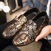 Leather Men Casual Shoes Breathable Slip on Boat Driving Shoes Fashion Formal Business Shoes Luxury Brand Mens Loafers