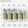 JOYBLISS 7-15W E27 LED Lamp E14 LED SMD5730 220V Corn Light Bulbs 24 36 56 72 LEDs Lamparas LED Chandelie for Home Decor Ampoule Led Light