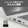 Buffalo Wireless Mini Keyboard Thin Portable USB Receiver Included Japanese Black BSKBW355BK
