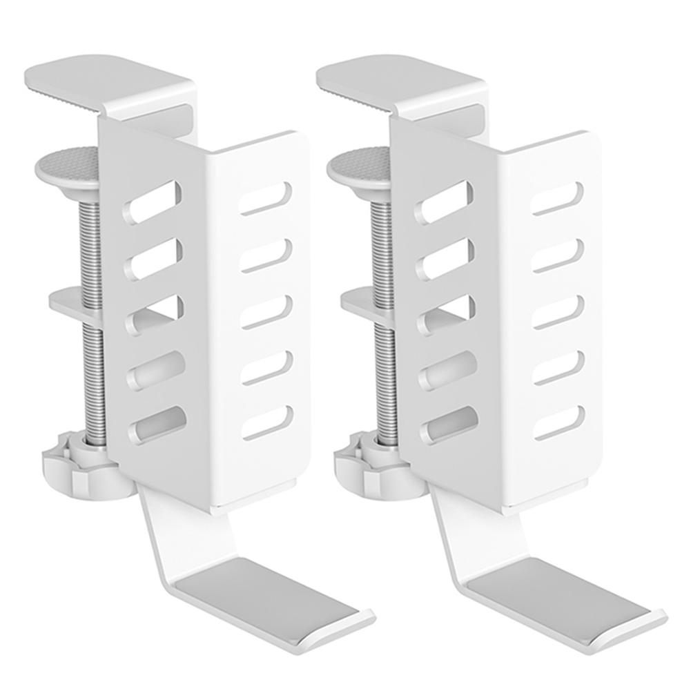 

Desk Side Laptop Holder No Drill Desk Side Storage Organizer Side Desk Laptop Mount for Laptops/Tablets/Keyboards/Headphone белый