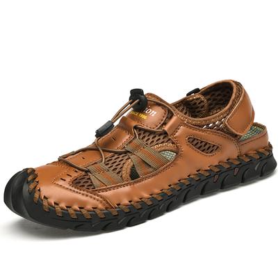 39-48 Men's Casual Shoes Breathable Mesh Casual Sneakers Sandals for Men Mens Leather Sandals