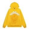 Felpa Sp5der FW23 Unisex Streetwear Pullover Felpa Con Stampa Ragnatela Vestibilità Larga Misto Cotone