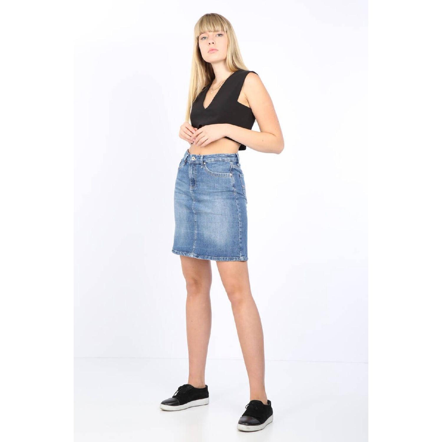 

Women s Slim Fit Jean Skirt Light Blue