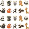 DanLingJewlry 50Pcs 10 Styles Zoo Animal Charms Cute Enamel Animal Charms Panda Fox Giraffe Tiger for DIY Jewelry Making