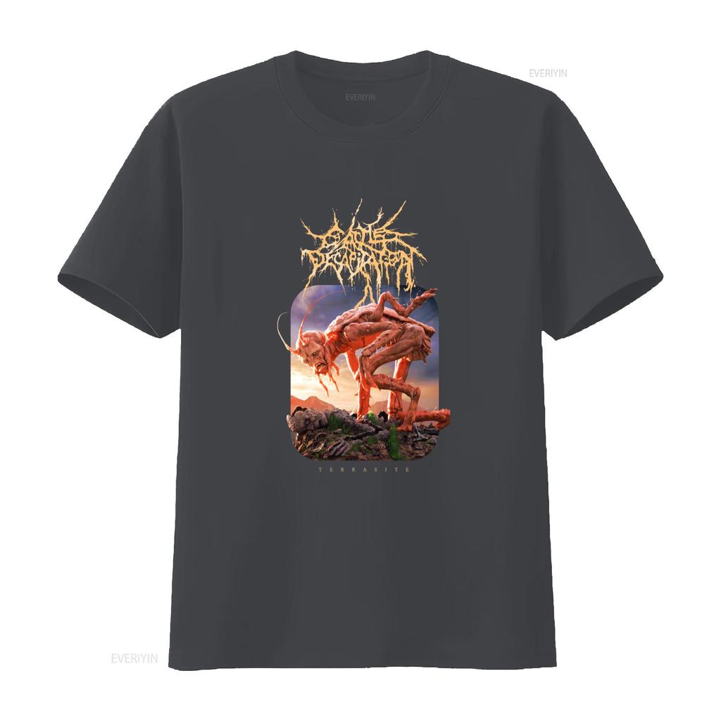 Cattle Decapitation Terrasite T-Shirt Offizielles Band Merch Größen S bis XXL Einzigartiges Artwork Perfekt für Metal-Fans vintage Gewaschen