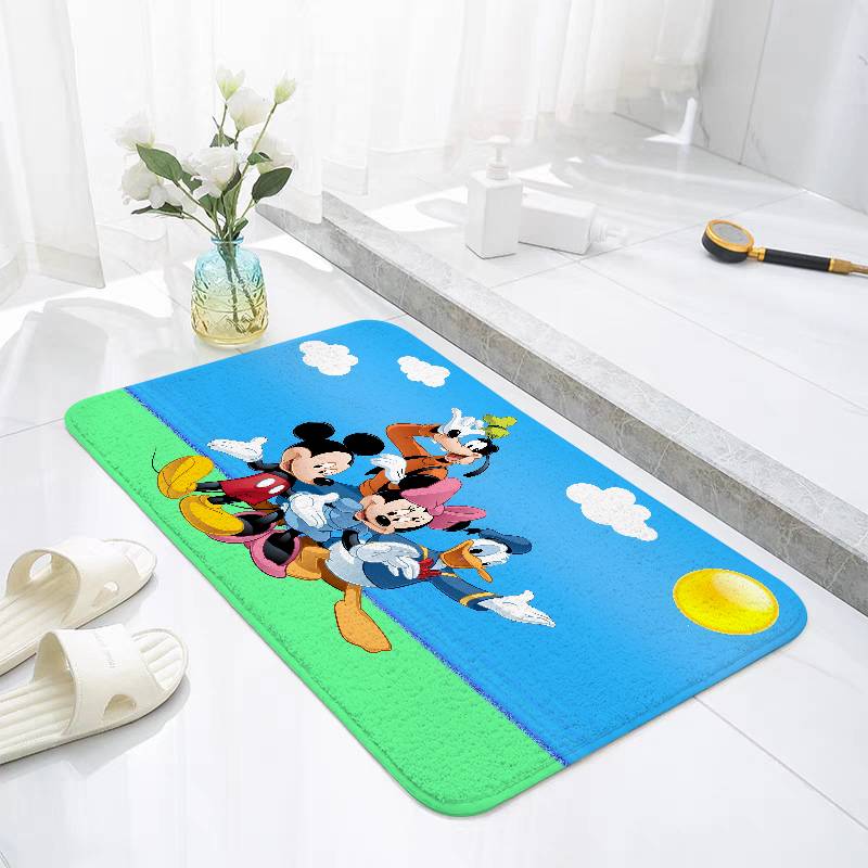 Mickey Mouse Floor Mat Living Room Rug For Bedroom Welcome Mat Outdoor Rug