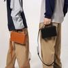 Solid Color PU Box Retro Women's Shoulder Bags Sweet Casual Basic Style Handbag 2026 Hot Selling Fashiable Men's Crossbody Bag