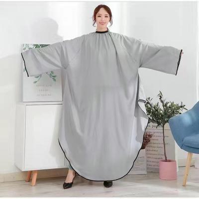 Professional Waterproof Sleeved Barber Apron Hair Cutting Hairdressing Hair Cut Cape Elastic Collar Barber Cloth Salon