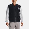 Under Armour Lamb Wool Splicing Contrast Logo Fleece Training Jacket Men Outerwear Black 1366300-001