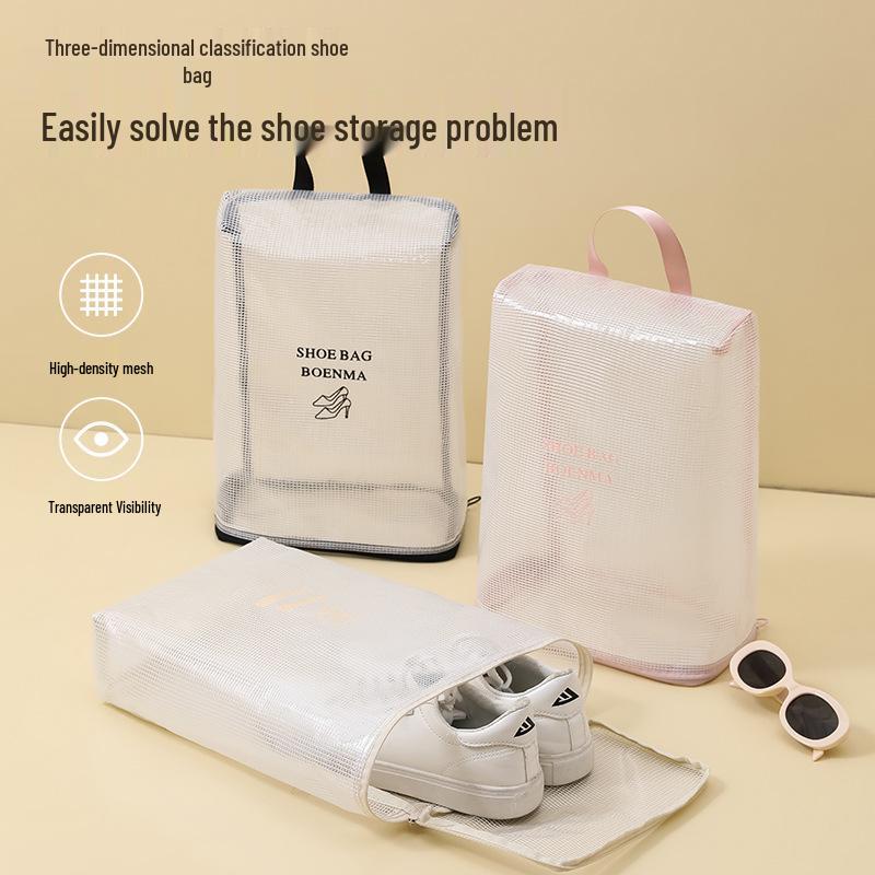 Portable Waterproof Shoe Storage Bag - Handheld and Moisture-Proof for Travel