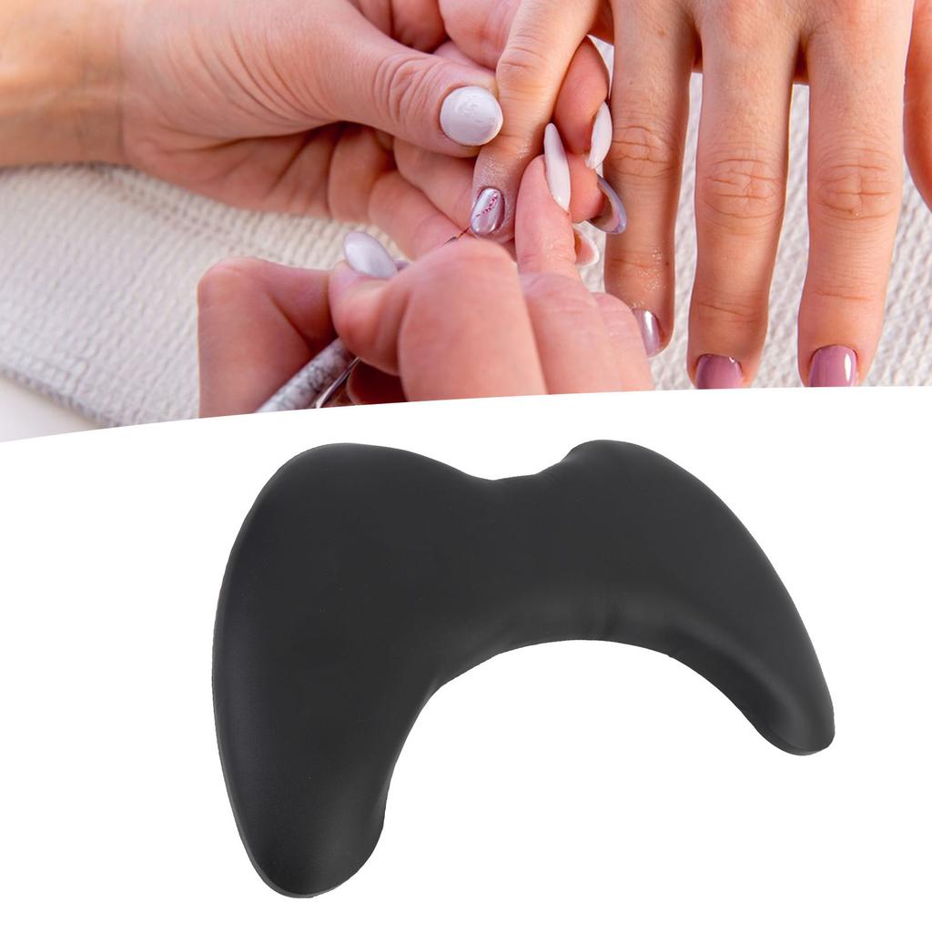 Nails Tech Arm Rest Detachable U Shaped Slope Manicure Hand Pillow PU Leather Nail Hand Rest for Nail Salon Table