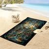 Enigmatic Divine Blueprint beach towel Portable for travel Outdoor camping Absorbent bath towel quick-drying swim towel Outdoor pool towel