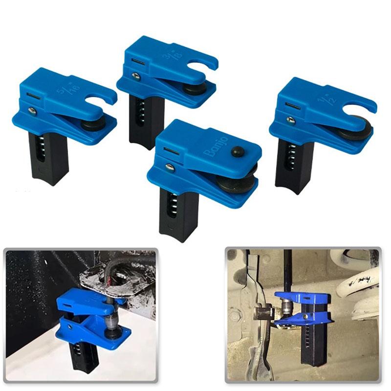 Prevent Oil Spills Leak Proof Line Locking Clip Stoppers Car Brake Oil Brake Clamp Pipe Plug Tool  Automotive Brakes Lines Plug