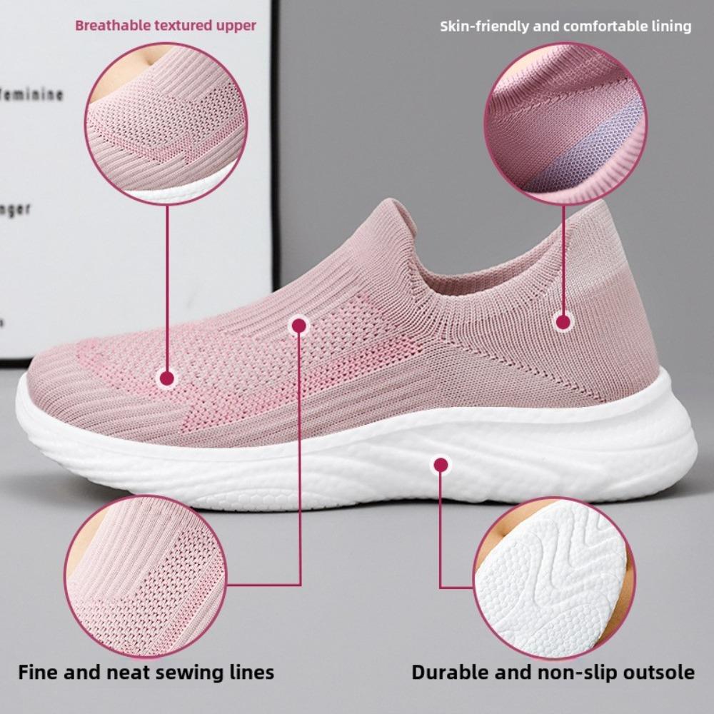 Damesko, Fritidssko Løpesko, Loafers med myk såle, Koreansk trend Stigbøyler Enkelsko