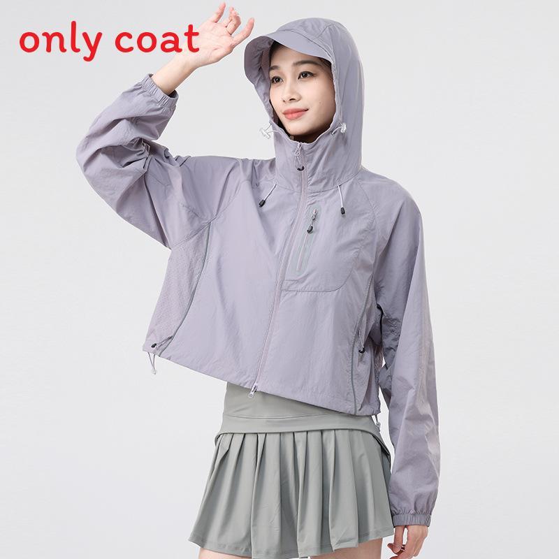 Outdoor Uv Protection Jacket With Breathable Nylon Fabric For Hiking And Camping