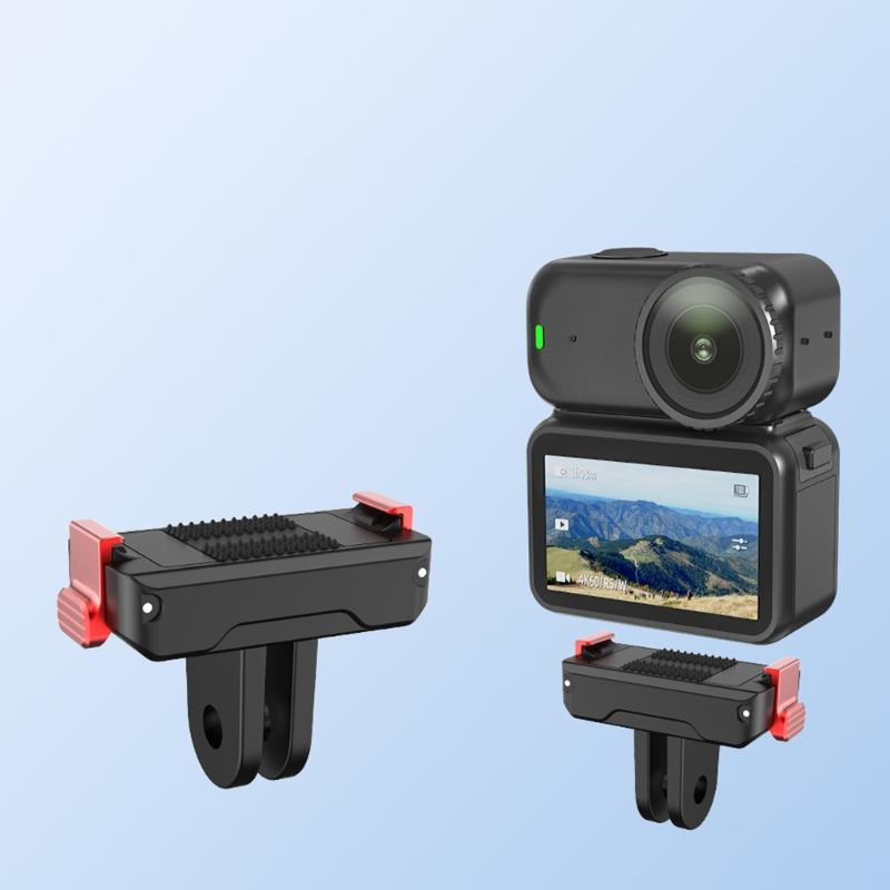 Quick Release Plastic Mount for Action Cameras Universal Compatibility ABS Material Adjustable Angle