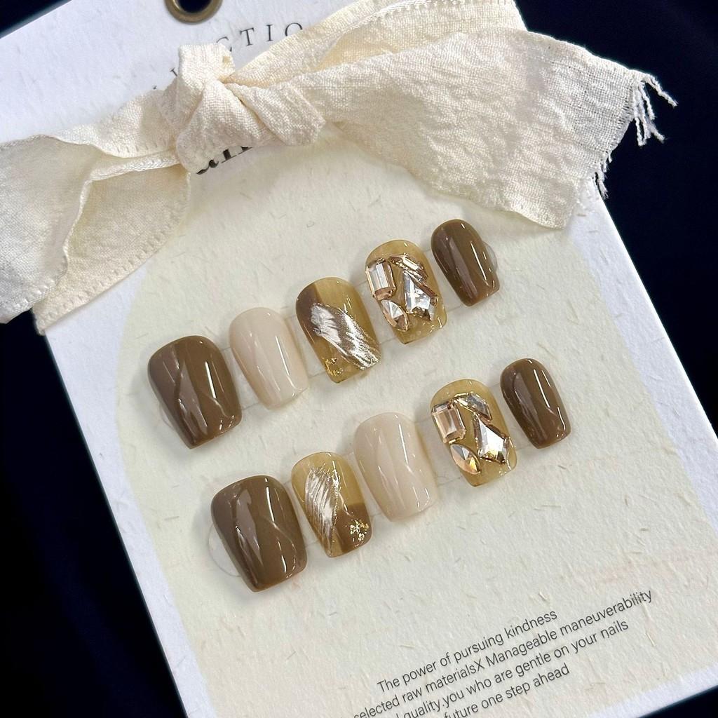 

Nail Art Candy Light Luxury Champagne Lovely Flashing Highend Elegant XS