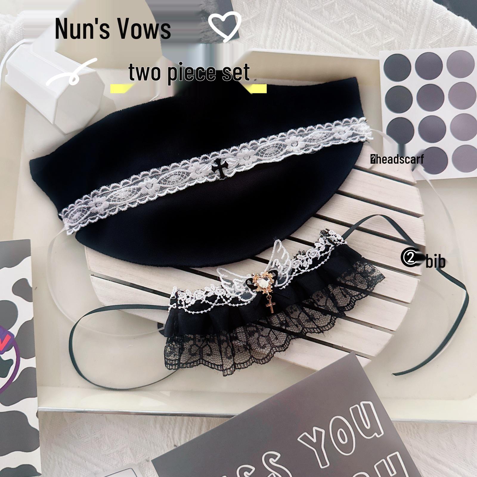 

Готический наряд для монашеской клятвы для кукол Лабубу 10 см/15 см