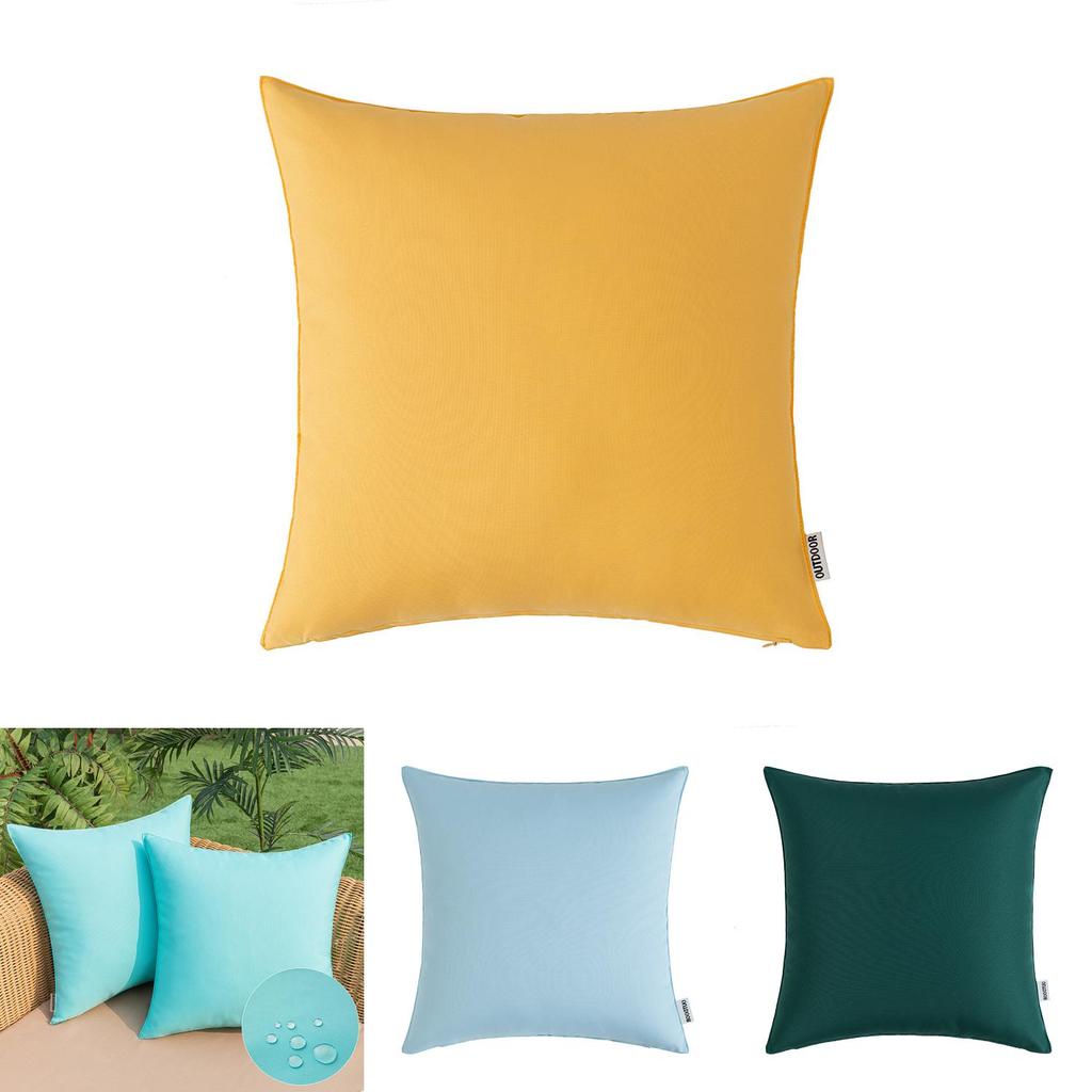 Oxford Fabric Outdoor Waterproof Cushion Cover For Lounge And Patio Decor