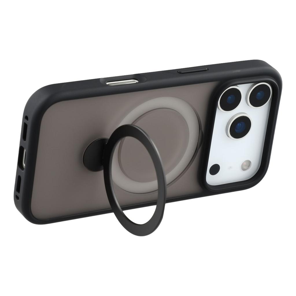For iPhone 17 Pro Case Rotating Kickstand TPU+PC Magnetic Phone Cover