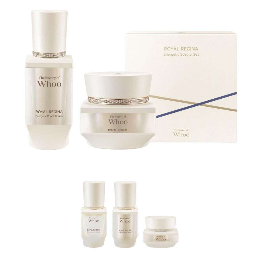 

The History of Whoo Royal Regina Energetic Набор 2 шт. – Антивозрастной уход для восстановления морщин, осветления и упругости кожи, для сияющей, молодой кожи, корейский